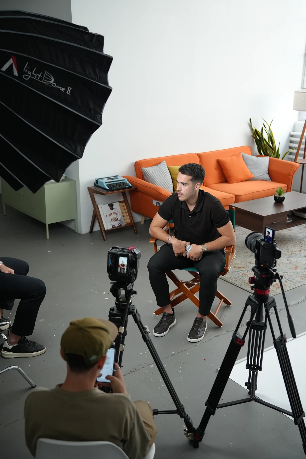 The FBD crew on location at a client's business